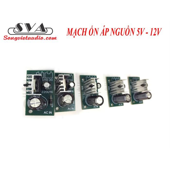 MẠCH ỔN ÁP 5V HOẶC 12V - 1 MẠCH