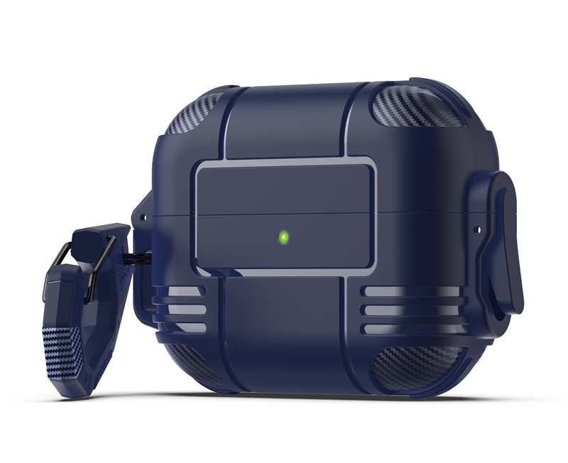 Ốp Case Lolifo Kai Protective Dành Cho Airpods 3 Và Airpods Pro Khoá Thông Minh - Hàng Chính Hãng - Airpods Pro - Màu Xanh Dương