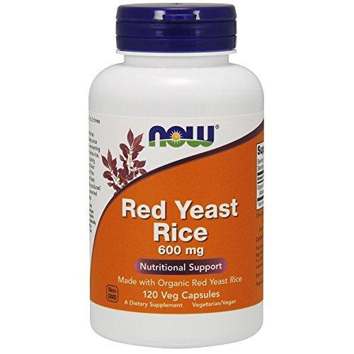 Viên uống Now Foods Red Yeast Rice 600 Milligrams, 120 viên