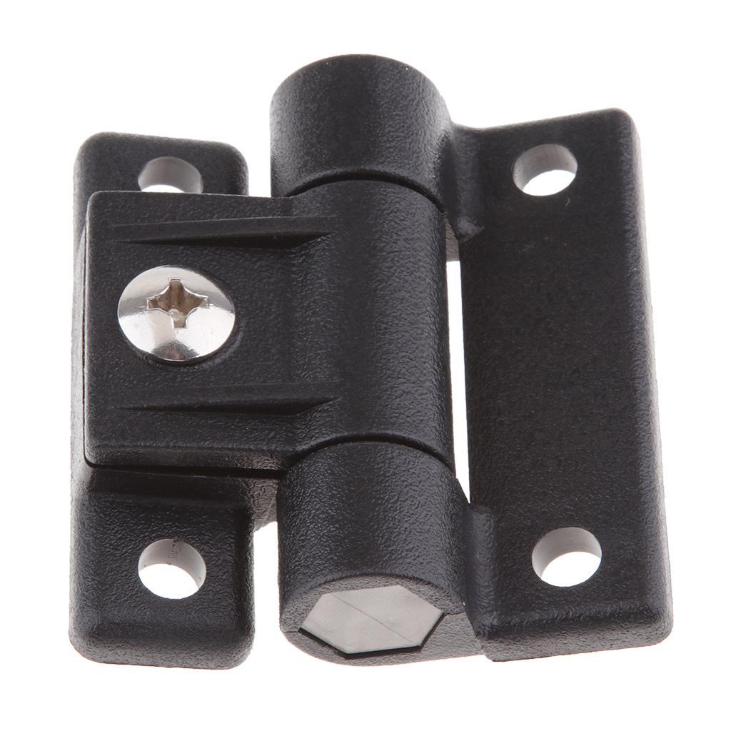 4x Boat RV Cabin Door Cabinet Marine Hinges 64x57mm Black