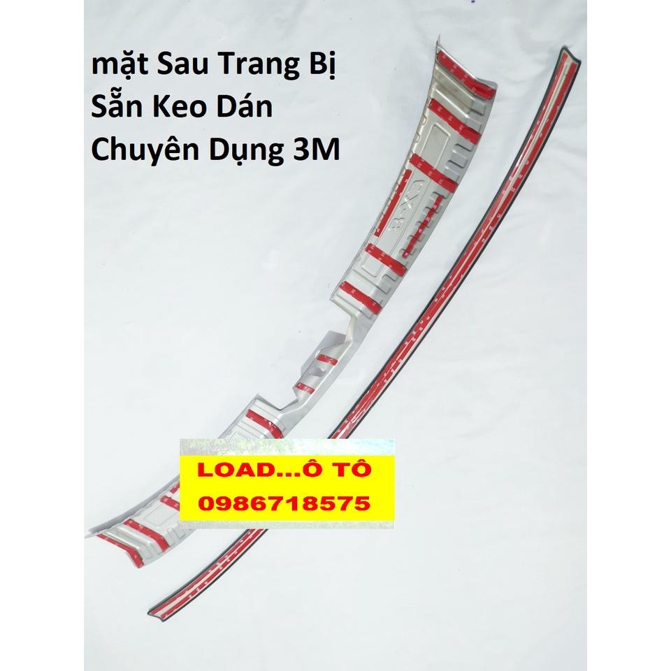 Bộ Chống Trầy Cốp Trong, Ngoài Carbon Xe Mazda CX8 2022-2019 Mẫu Vân Carbon Bóng Cao Cấp