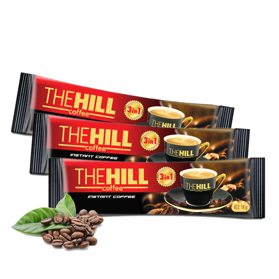 Cà Phê Hòa Tan The Hill Coffee Premium - HT-H12 (216g) - Tặng Kèm 1 Sản Phẩm Cùng Loại