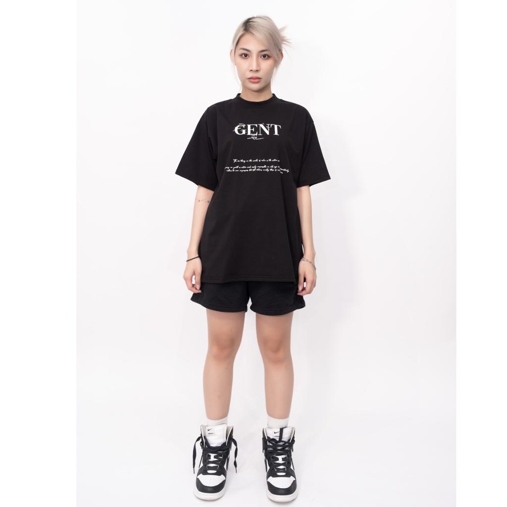 Áo thun Signature Basic Tee unisex nam nữ from rộng, tay lỡ, cổ tròn màu đen, trắng.