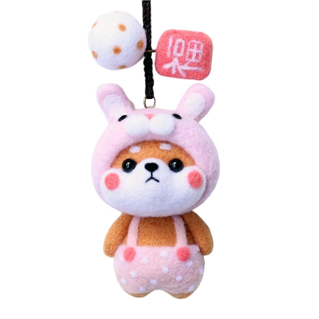 DIY Lovely Animal Felting Kit for Beginners Kids Rabbit