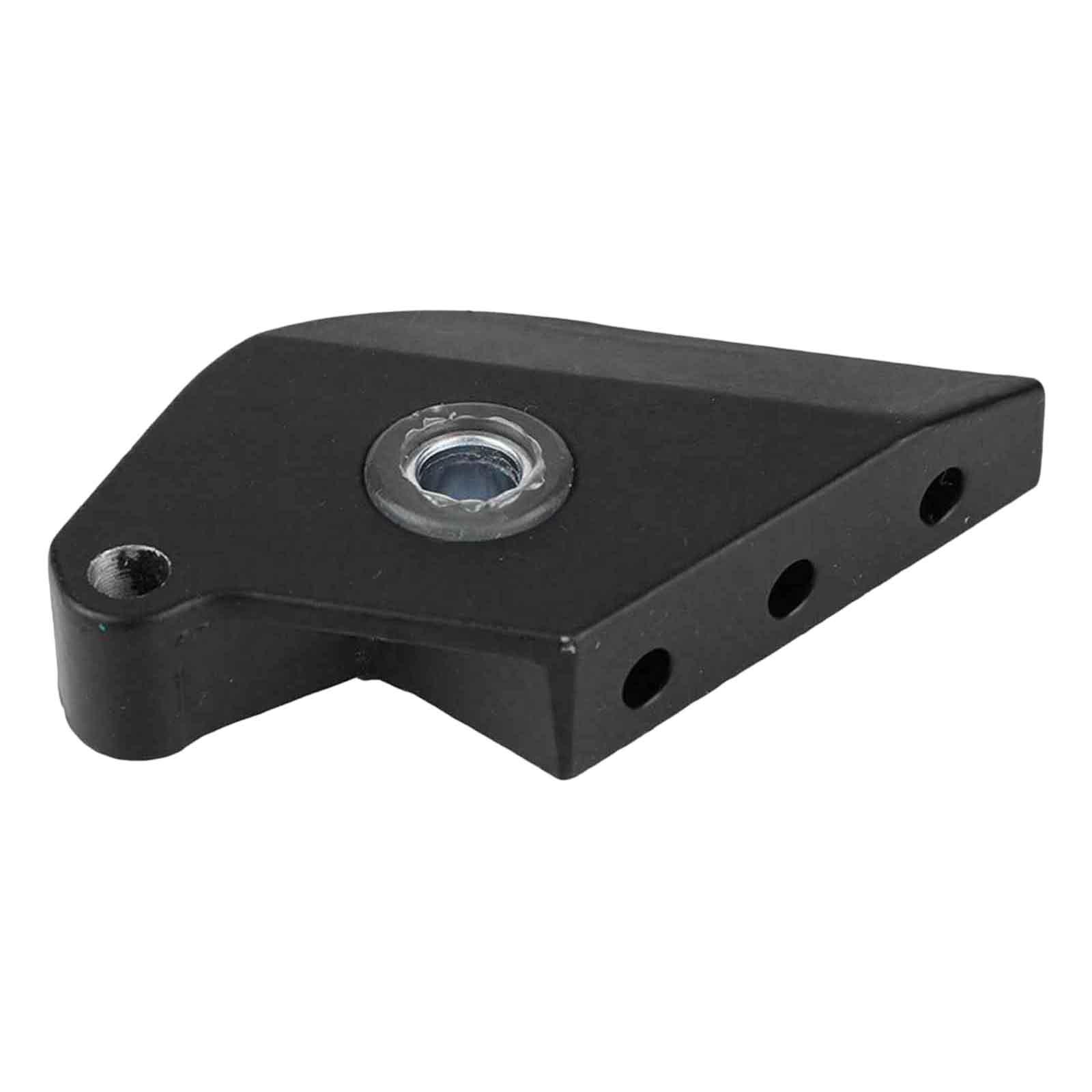 Folding Front Slide Black for Electric Scooter Durable Solid Aluminum Alloy Simple Design Fit for 8 Inch Electric Scooter Easy to Carry