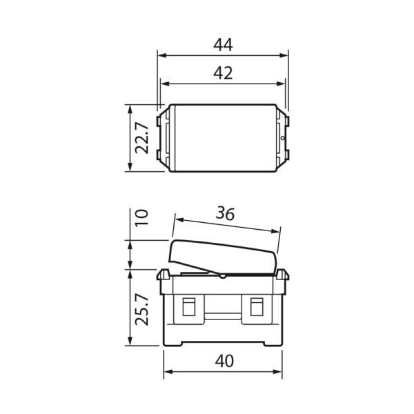 Công tắc đảo chiều Panasonic dòng Wide_Hàng chính hãng