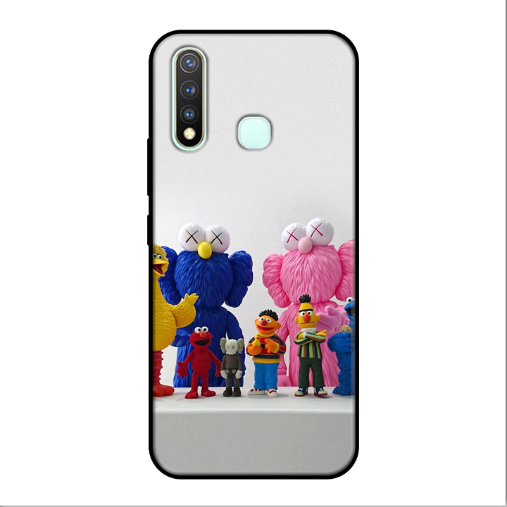 Ốp lưng điện thoại Vivo Y19 viền silicon dẻo TPU  hình Gấu KAW - Hàng chính hãng
