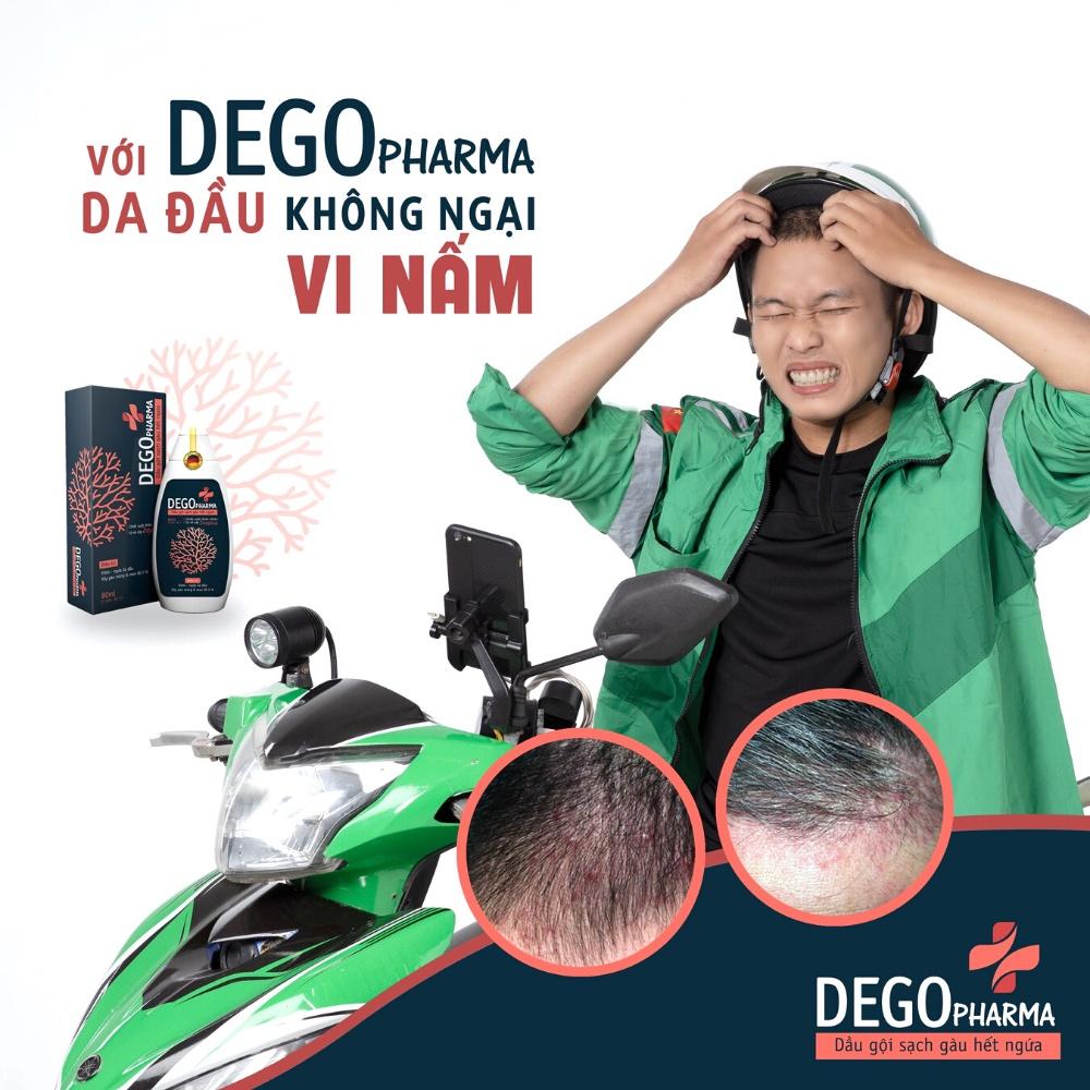 Combo 4 Dầu Gội Đầu Sạch Nấm Da Đầu DEGO PHARMA 80ml - Dứt Điểm Gàu Ngứa & Vảy Nến - Á Sừng