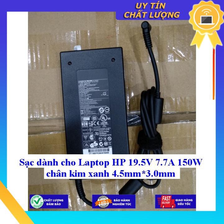 Sạc dùng cho Laptop HP 19.5V 7.7A 150W chân kim xanh 4.5mm*3.0mm - Hàng chính hãng MIAC1191