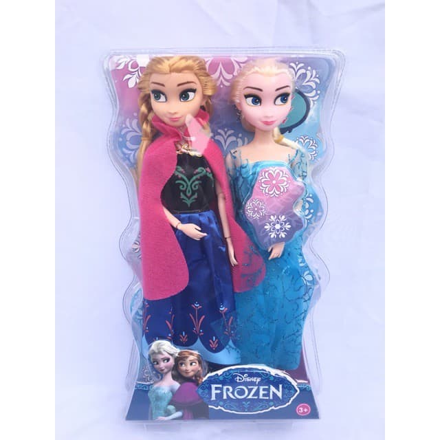 Bộ 2 Búp Bê Công Chúa Frozen Nữ Hoàng Băng Giá Elsa Và Anna Có Khớp Cho Bé Gái - Đồ Chơi Trẻ Em