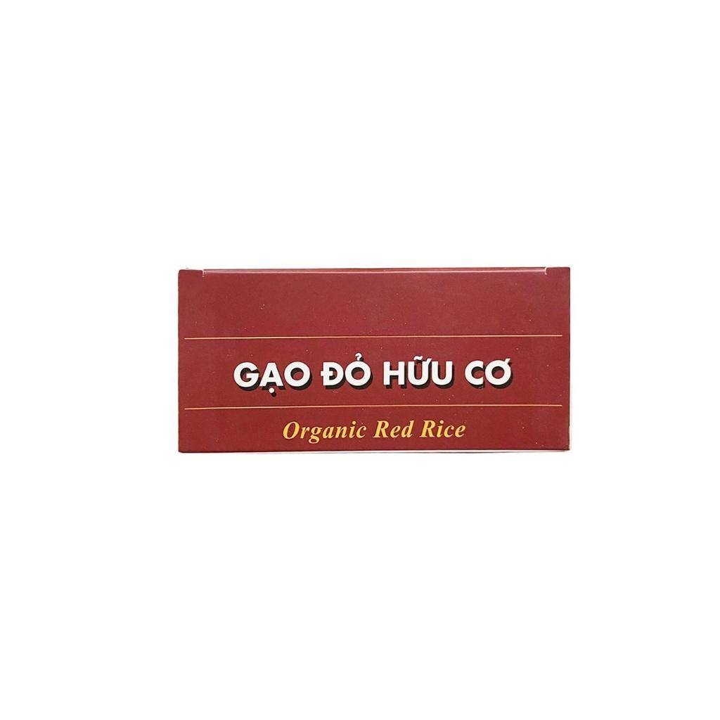 Gạo lứt đỏ hữu cơ Hoa Sữa 1kg, Gạo hữu cơ tốt cho người bị tiểu đường, gút, tim mạch, giảm cân