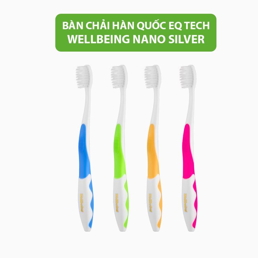 Bàn chải đánh răng EQ Tech Wellbeing bàn chải lông mềm nhập chính hãng khẩu Hàn Quốc diệt khuẩn khử mùi hôi bảo vệ nướu