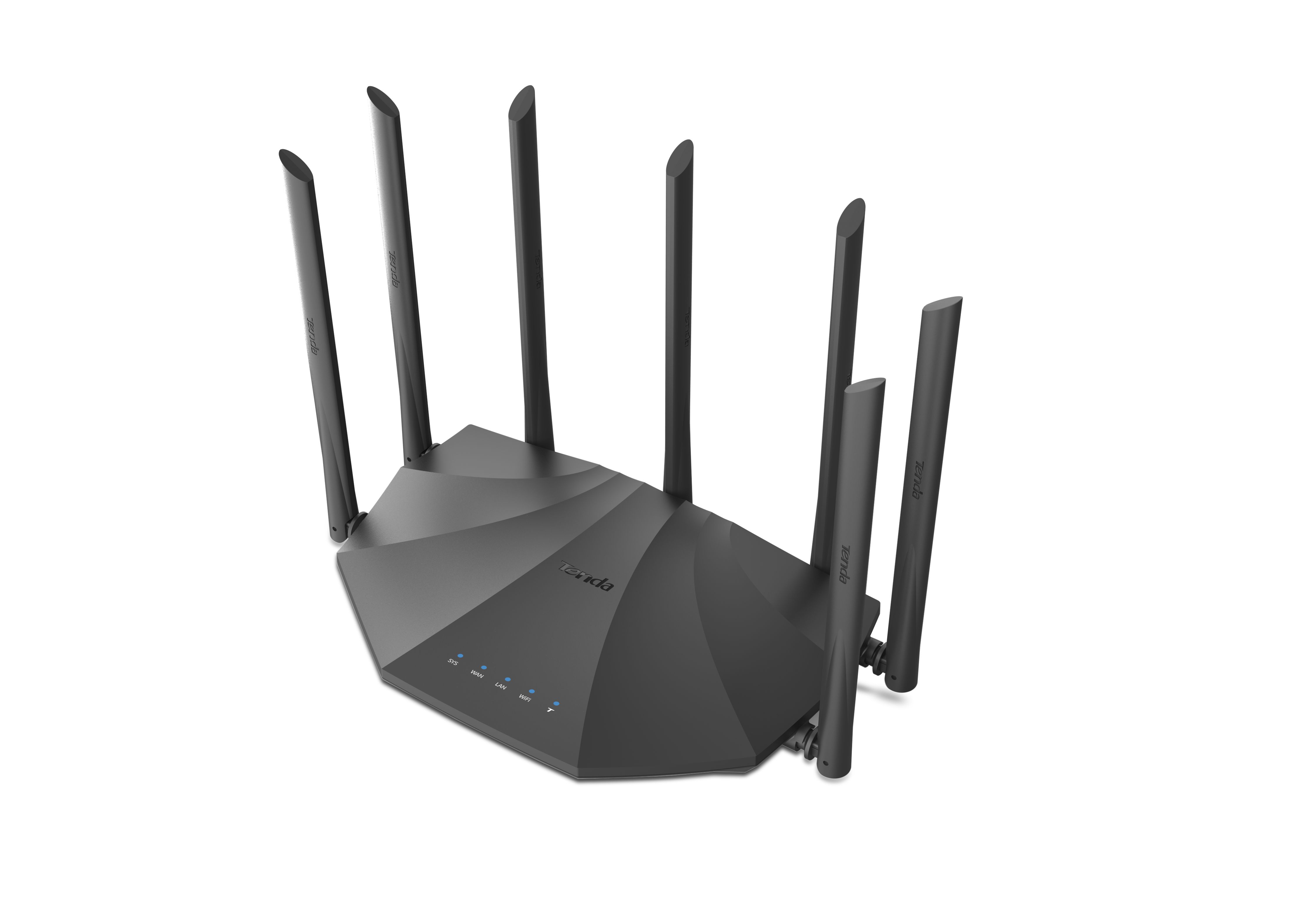 Bộ phát wifi tốc độ cao 2100 Mbps 7 râu Wireless Router AC23 Tenda hàng chính hãng