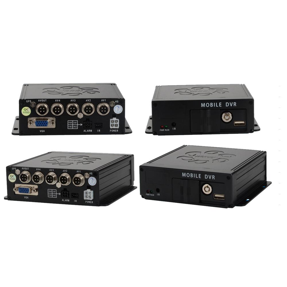 DVR 4CH cho ô tô AVTO Đào tạo xe DVR 4 Máy ảnh đăng ký video 4 kênh Đăng ký máy ghi xe tải MDVR Tên màu: Kit E