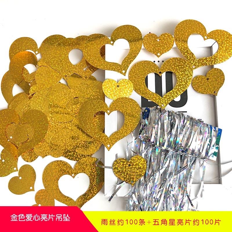 SET DÂY VÀ TIM TRANG TRÍ BUỘC ĐUÔI BÓNG