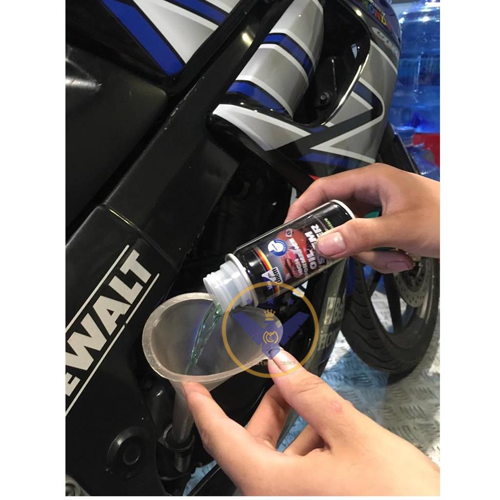 COMBO Súc rửa và Nano bảo vệ động cơ, hệ thống bôi trơn cho mô tô xe máy Bluechem 50ml