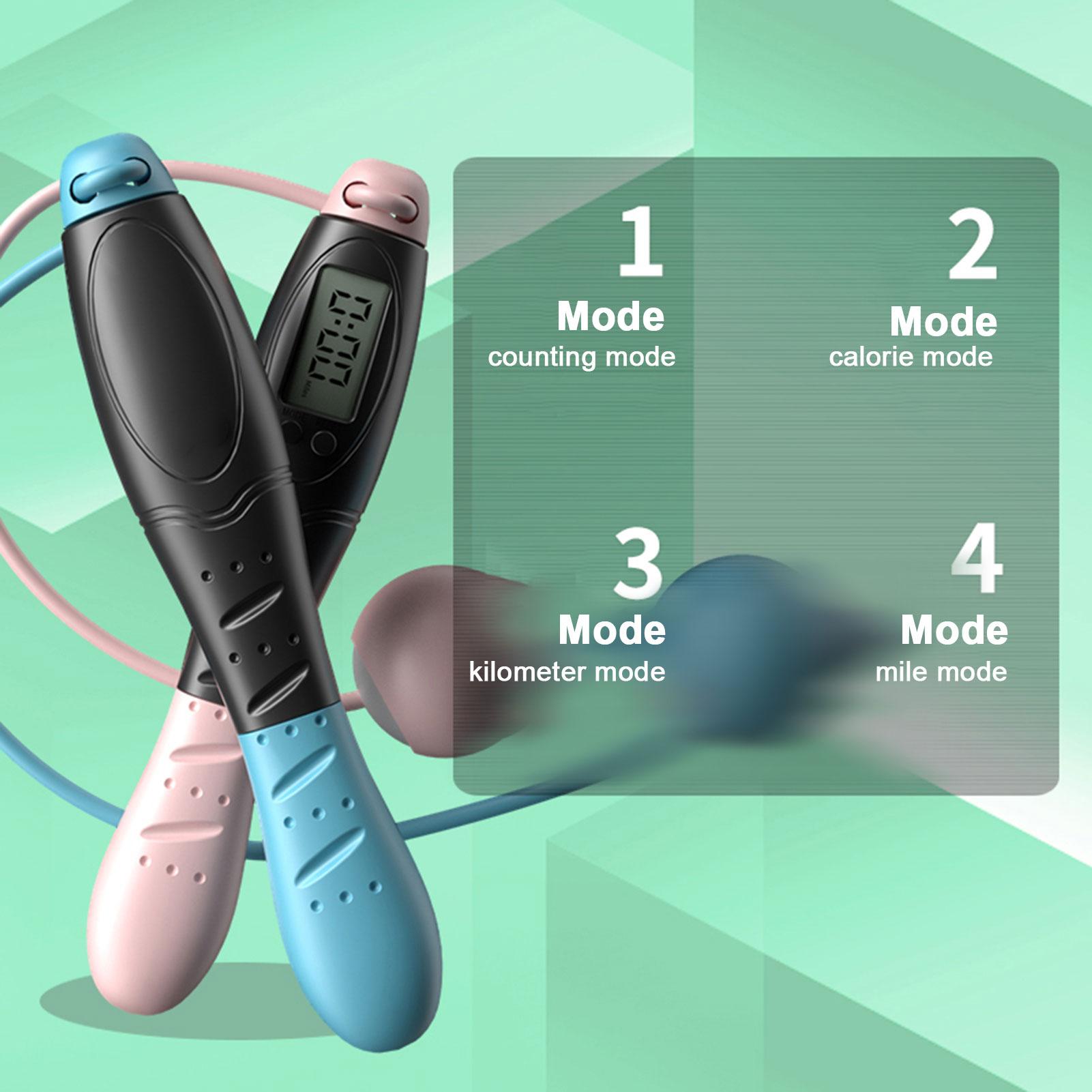 Dây Nhảy Đếm Bước Nhảy Màn Hình Kỹ Thuật Số 4 Chế Độ