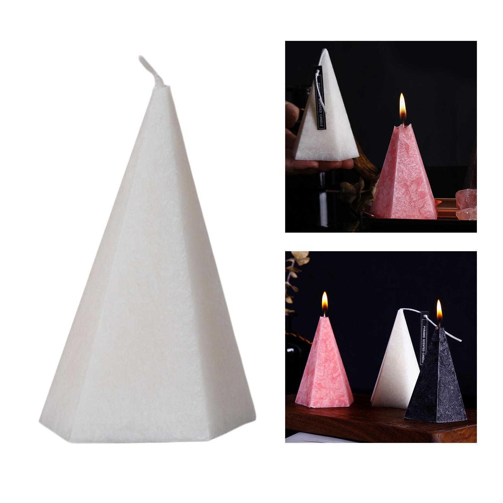 2 Pieces Geometric Cone Scented Candles Accessories for Bedroom