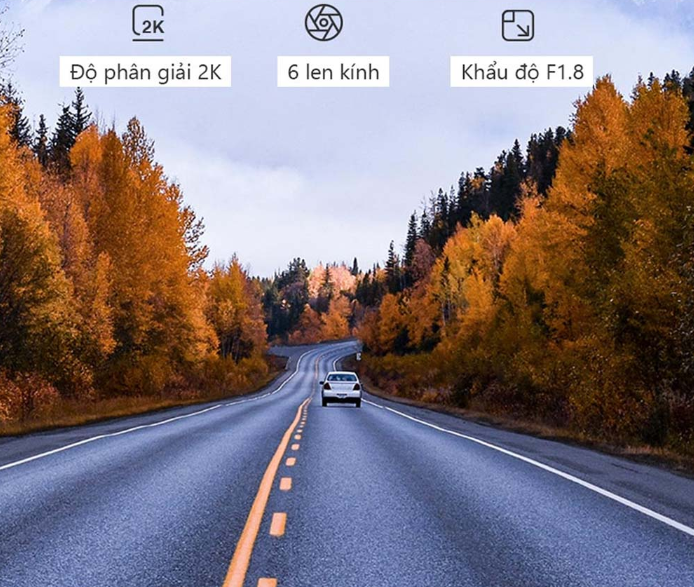 Camera Hành Trình Ô Tô DDPAI Mini 5 Có Định Vị GPS Kết Nối WIFI Camera AI Thông Minh Độ Phân Giải 4K, Cảnh Báo Làn Đường, Giám Sát 24 Giờ, Hiển Thị Tốc Độ - Hàng Chính Hãng