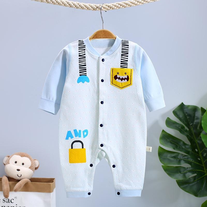 Body liền thân, bodysuit dài tay cotton cho bé trai và bé gái sơ sinh từ 3-12kg, hàng đẹp phong cách mới