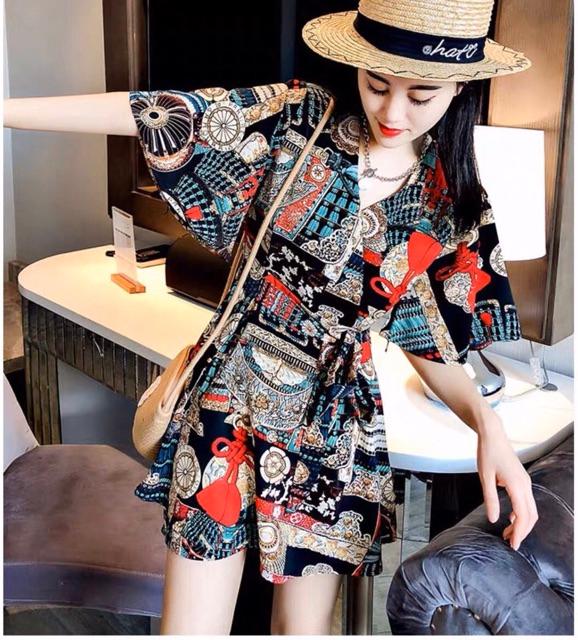 JUMP HOẠ TIẾT ĐẮP NGỰC TAY LIỀN