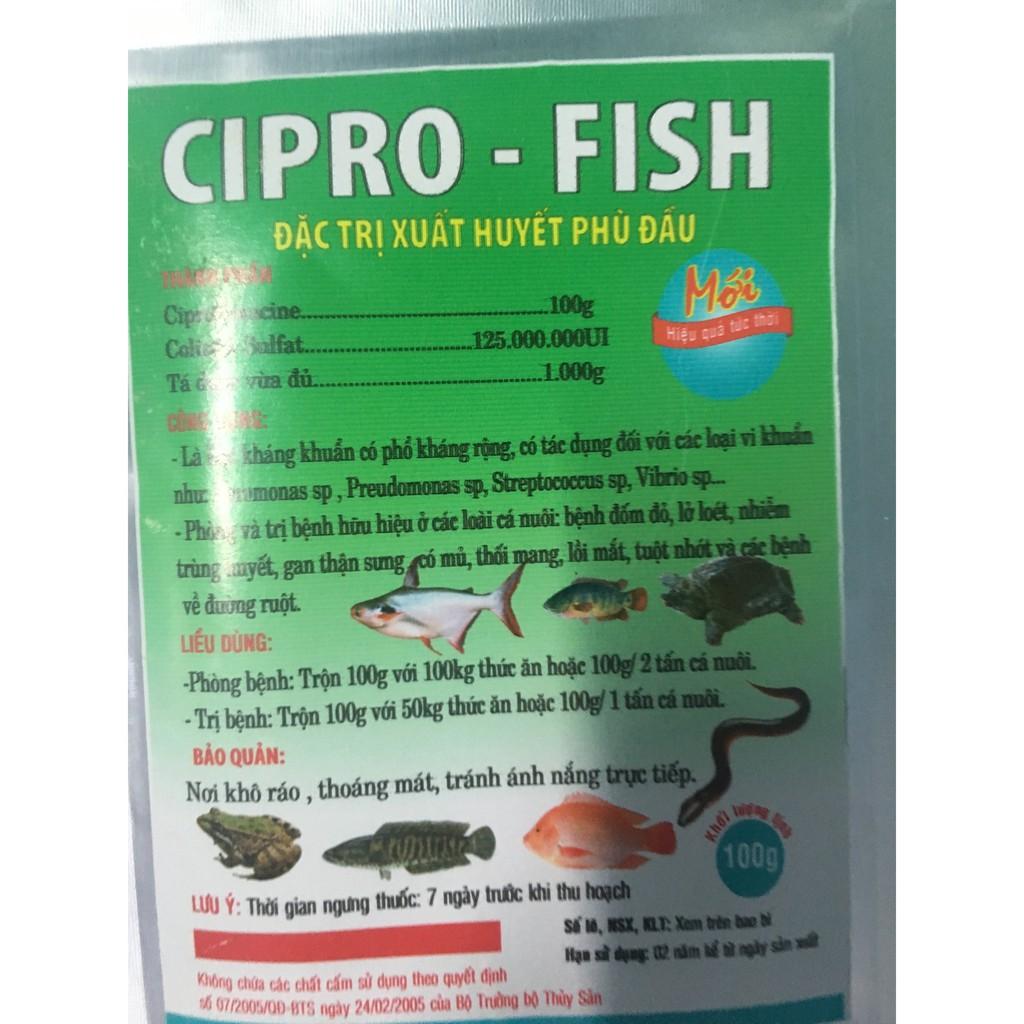 Ciprofish dùng cho cá, lươn và các loài thủy sản