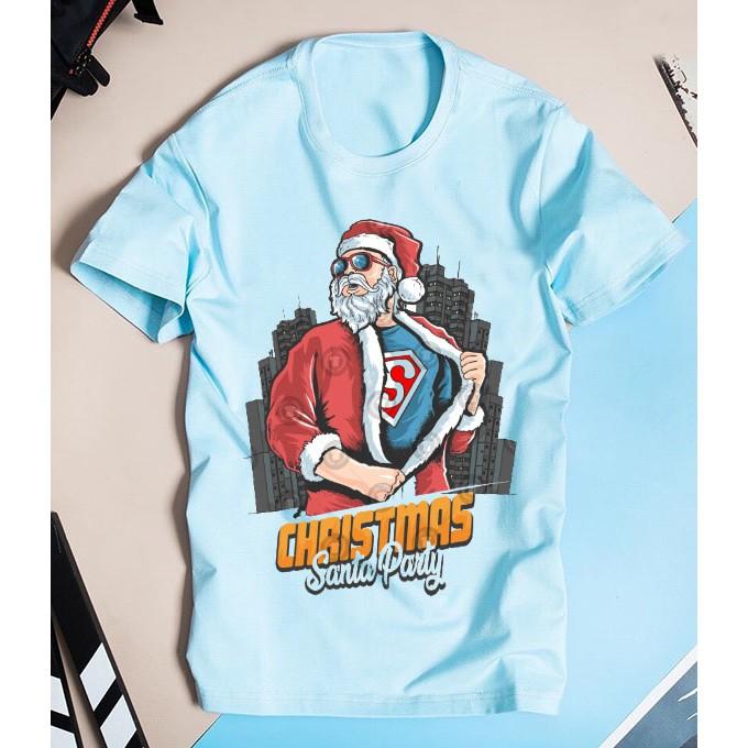 (SIÊU PHẨM) Áo Thun Ông Già Noel SUPER MAN Siêu Độc | Santa Claus Superman Tshirt