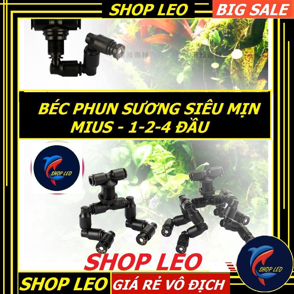 Béc phun sương MIUS siêu mịn 1-2-4 đầu - phụ kiện Bán cạn - trồng lan - terrarium