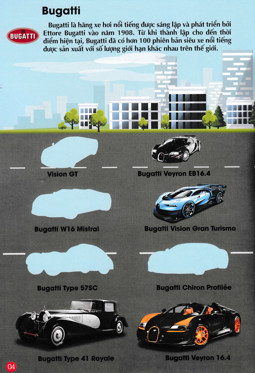 Bóc Dán Hình Sticker Thông Minh - Cars: Các Hãng Xe Hơi Trên Thế Giới Tập 1 _VT