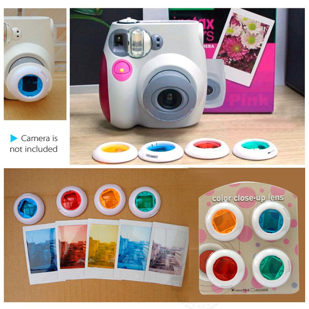 Bộ ống kính cận cảnh màu cho máy ảnh Fujifilm Instax Mini7S Mini8