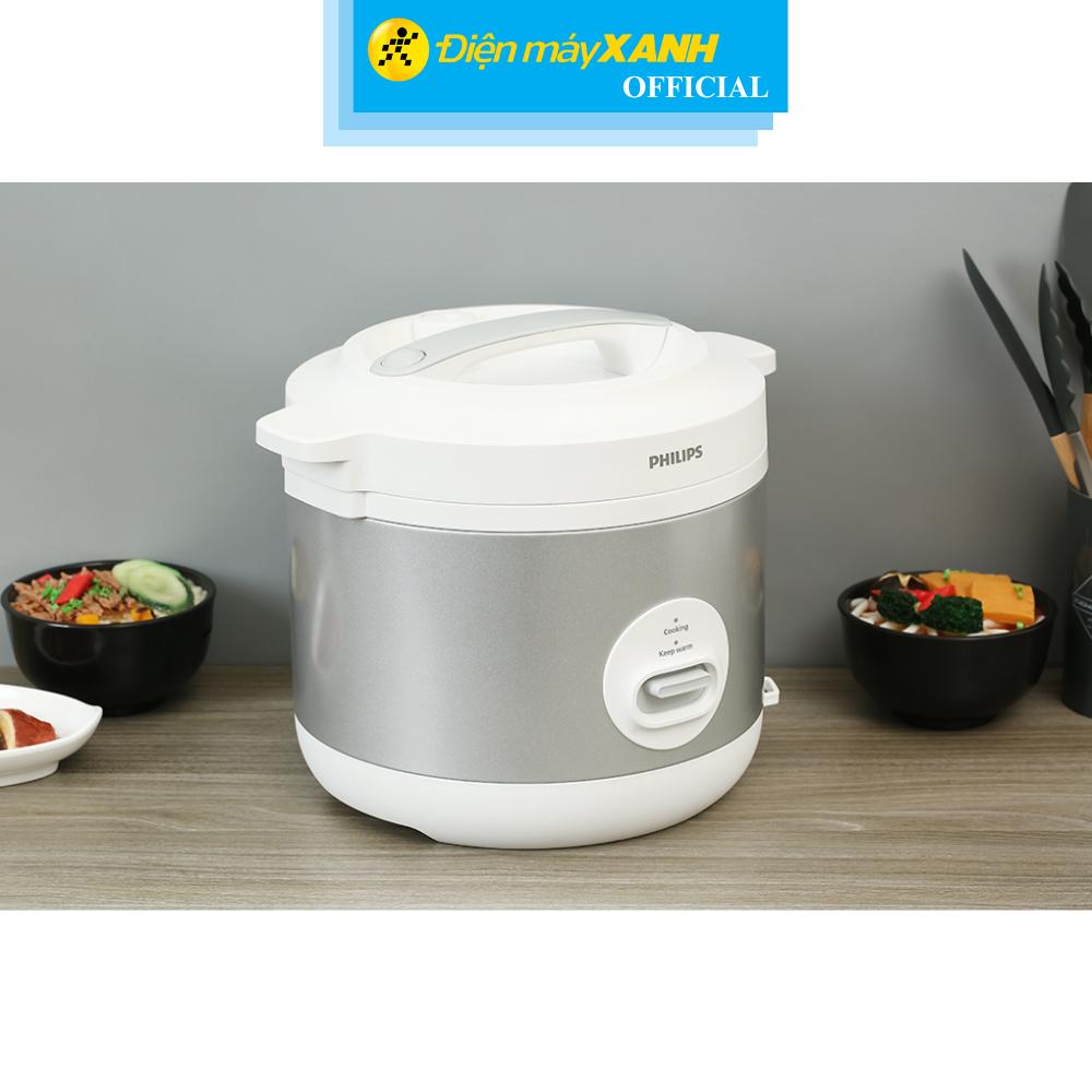 Nồi cơm nắp gài Philips 1.8 lít HD3008/30 - Hàng Chính Hãng