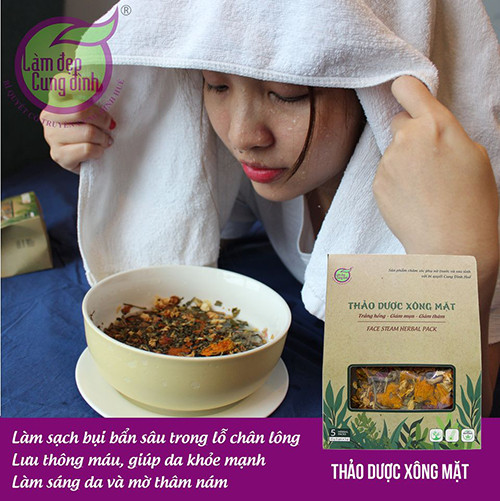 Thảo dược xông mặt