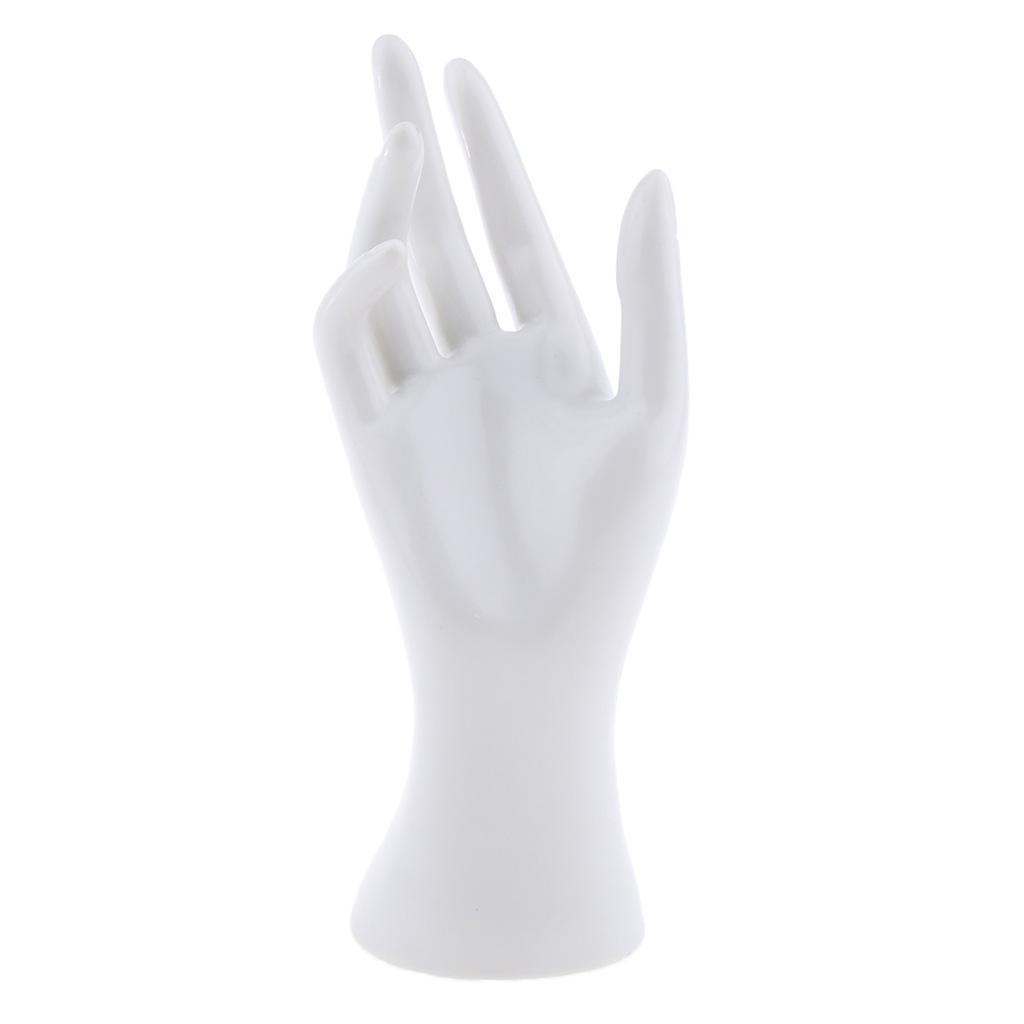 Set of 3 Plastic Female Women Mannequin Hand Model Jewelry Display Stand Props Countertop Shop Store Home