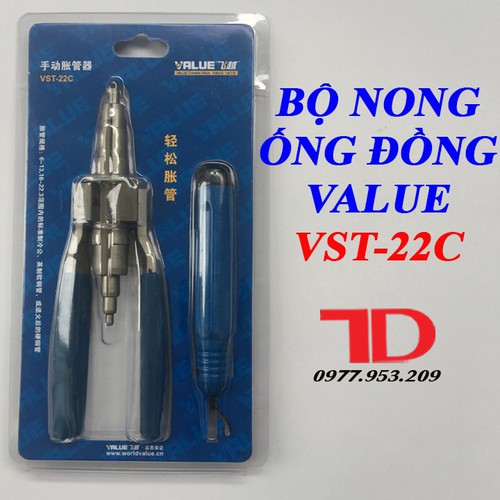 Bộ nong ống đồng VALUE VST22C kèm dao cạo bavia hàng chính hãng