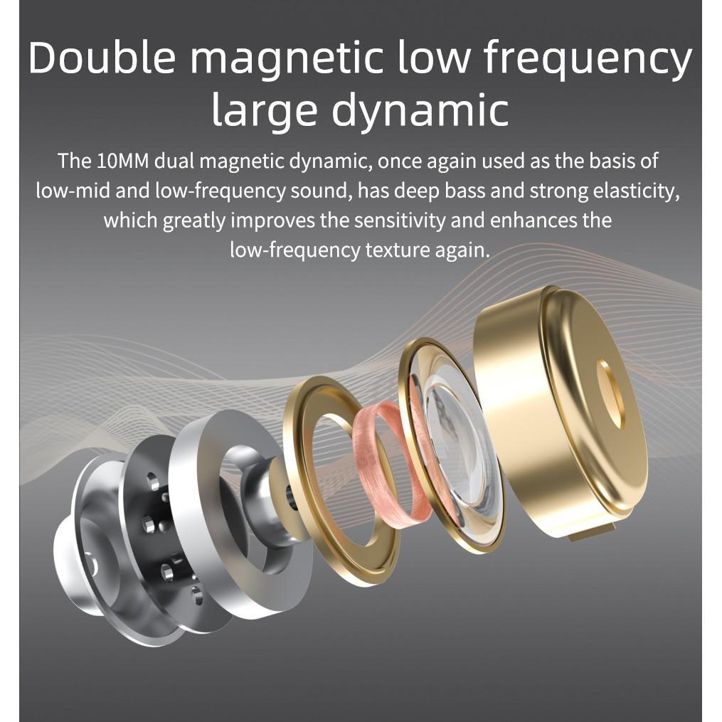 Tai nghe nhét tai KZ DQ6 3D AS12 AS16 ZSN PRO C12 âm thanh HIFI có dây 2 pin chất lượng cao