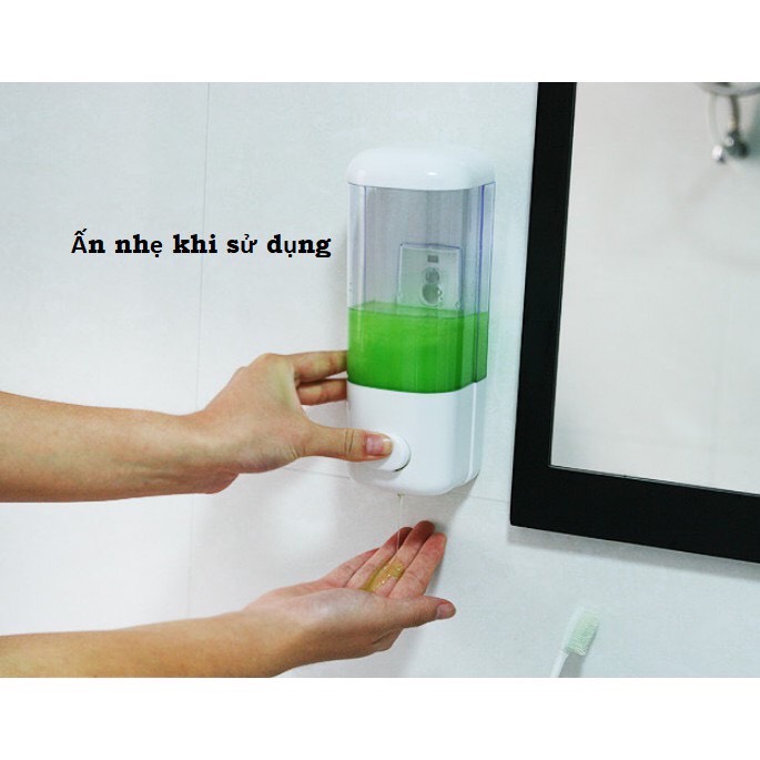 Hộp đựng nước rửa tay treo tường, bình đựng dầu gội, sữa tắm cho nhà vệ sinh tiện lợi