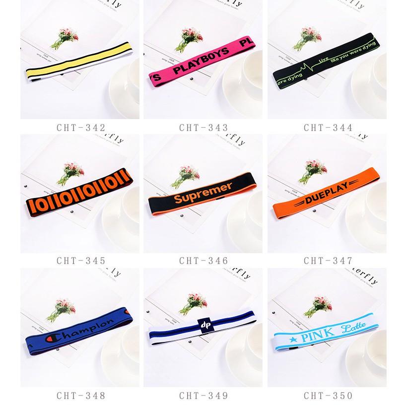 Băng đô Headband KPOP BTS, BIGBANG, băng đô thể thao nam nữ unisex TB37