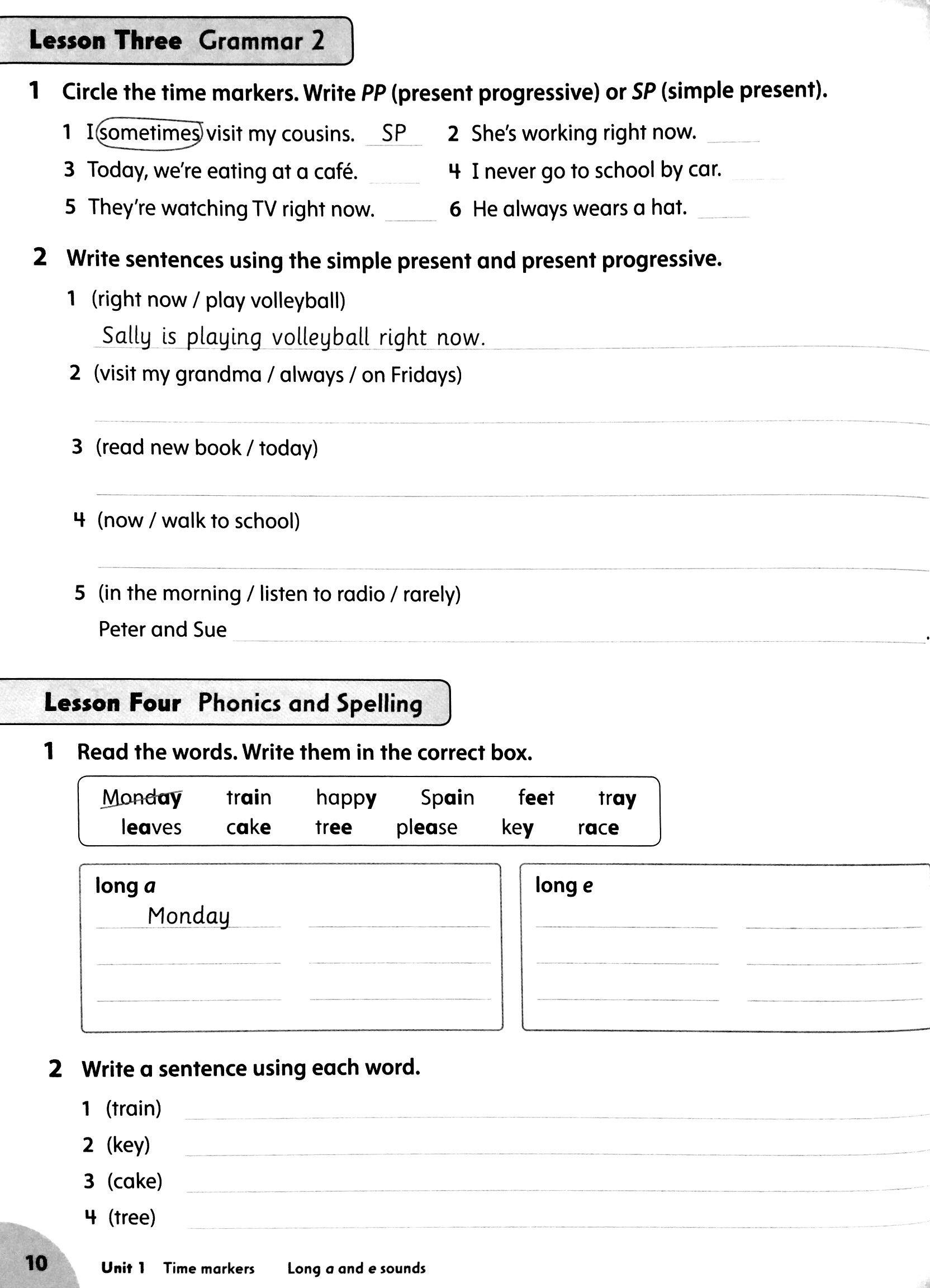 AM F & F 4: WORKBOOK