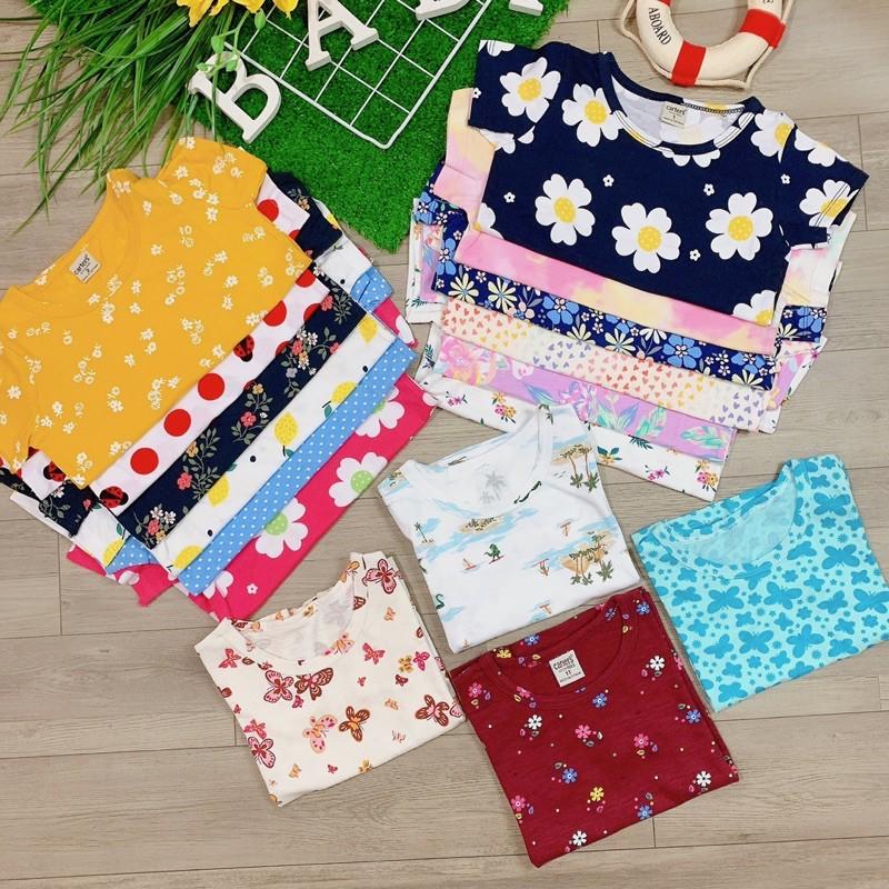 Áo Bé Gái Combo 3c cotton xuất mềm mát co giãn 8-28kg