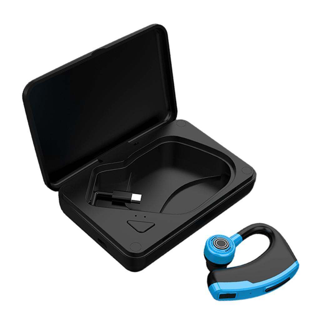 Wireless Handsfree Bluetooth 5.0 Single Earphone  Headset Black