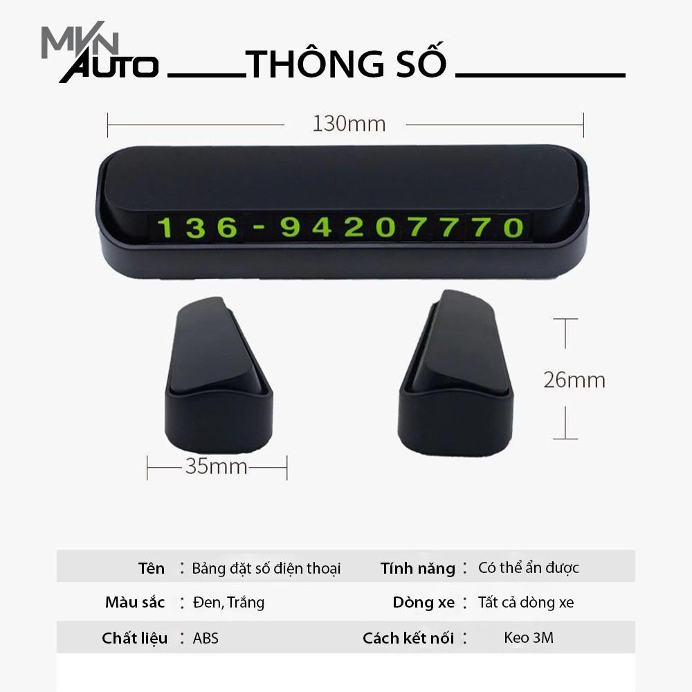 Bảng Số Điện Thoại Ô Tô - Bảng Ghi Số Điện Thoại Khi Đỗ Xe Gắn Taplo