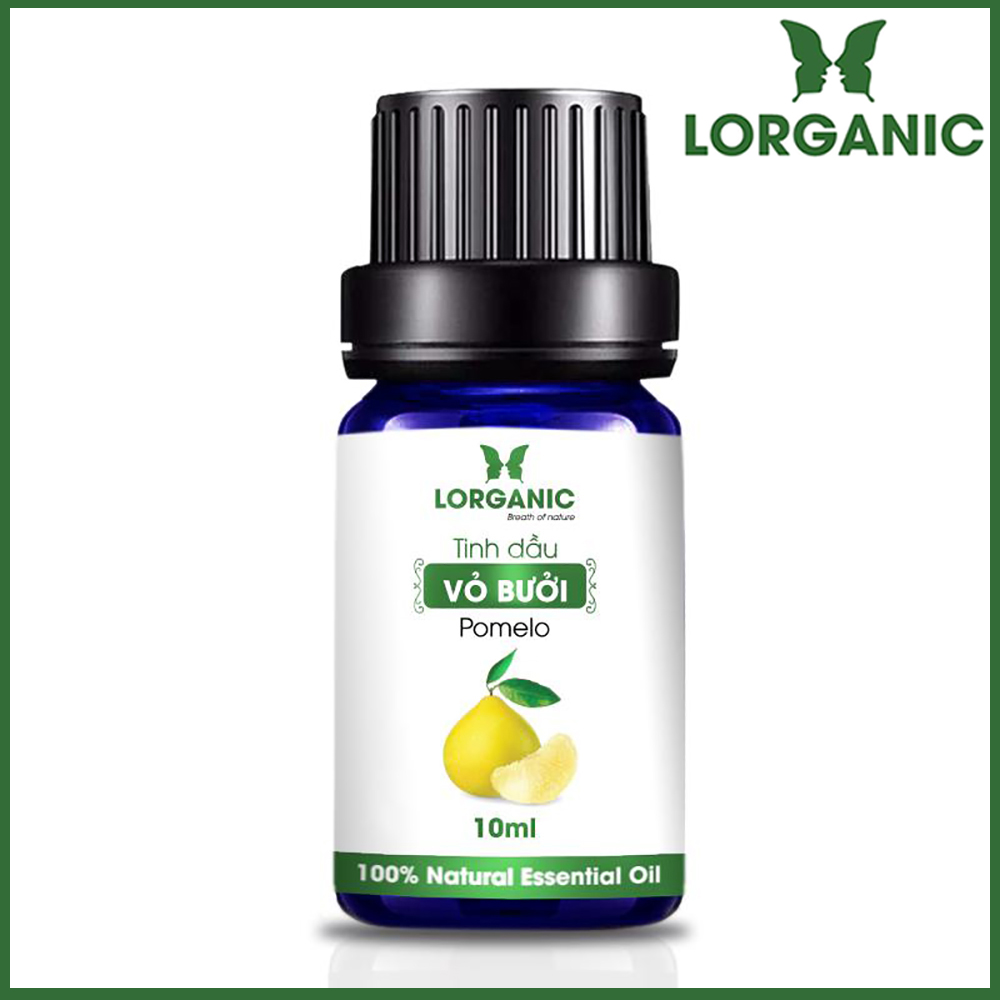 Combo Tinh Dầu Sả Chanh Lorganic + Bưởi Lorganic (10ml / Chai)