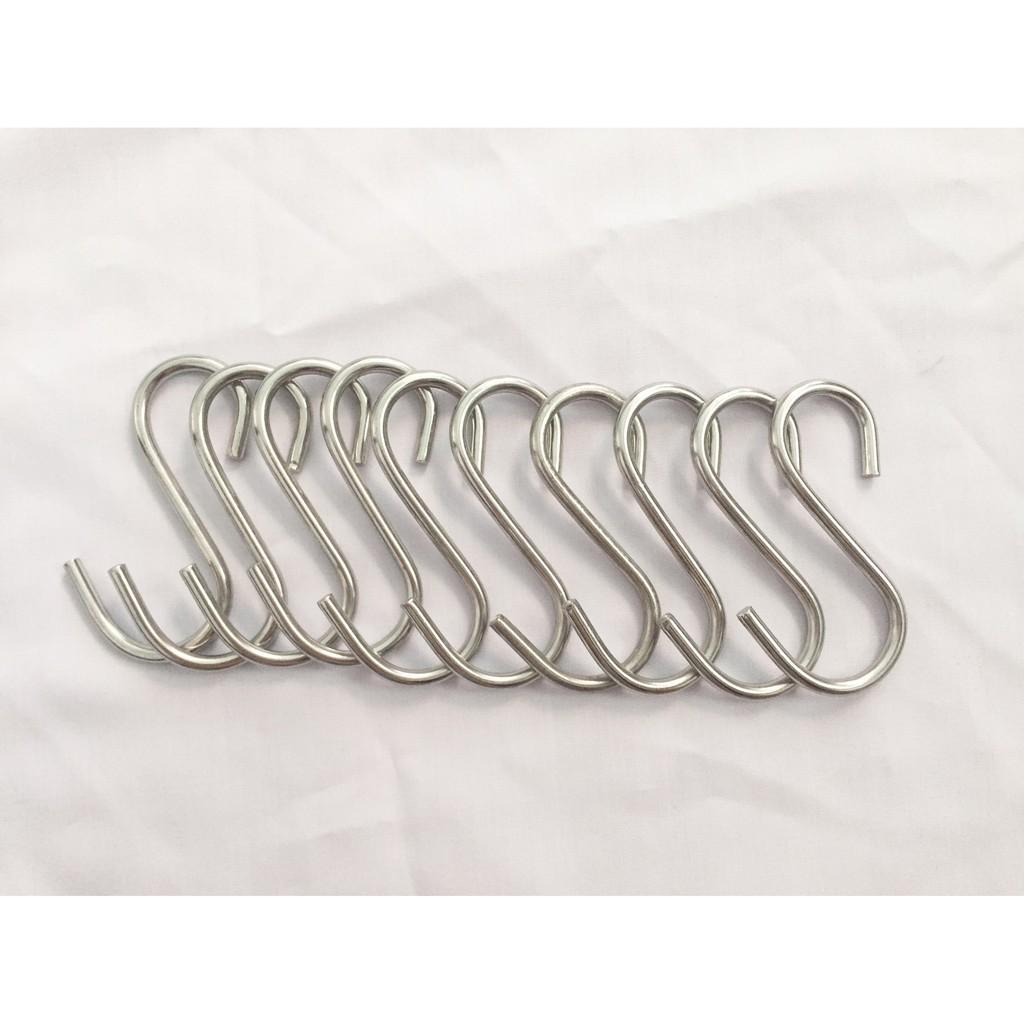 Móc Treo Đồ Chữ S Inox Dài 7cm - Duonghieu6789