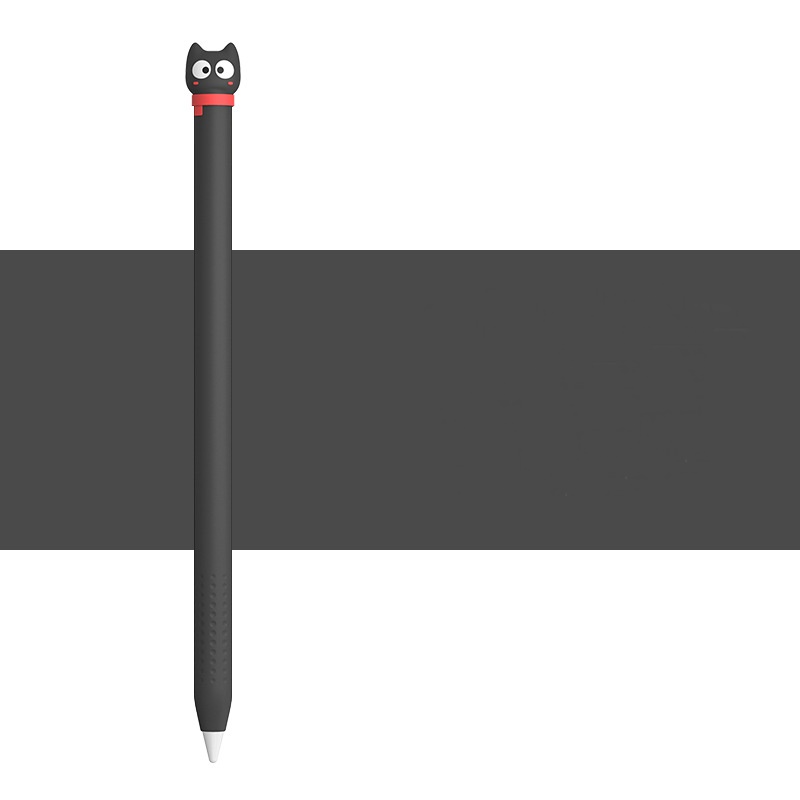 Bao Silicon TPU bảo vệ dành cho bút Apple Pencil 1 / Pencil 2 hình Mèo Quàng Khăn