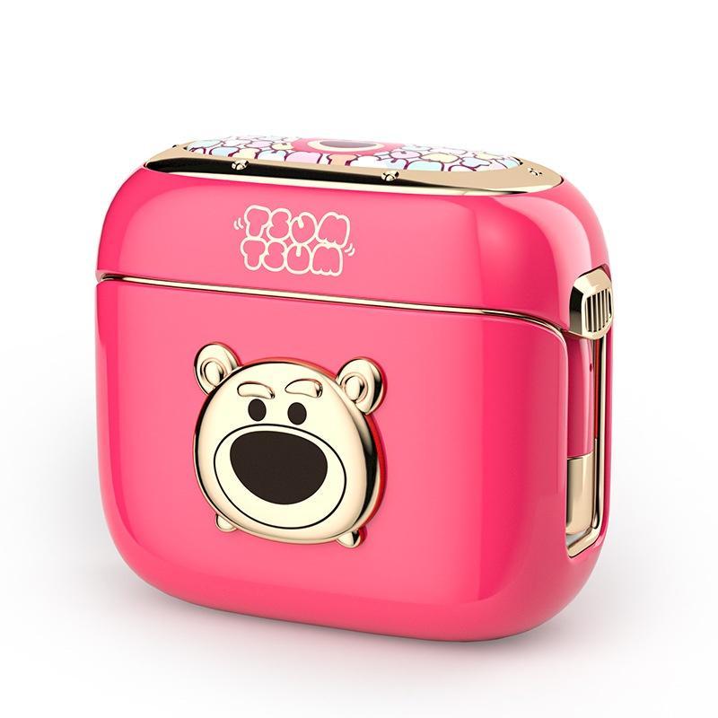 DISNEY Tai Nghe Nhét Tai Bluetooth Q6 Chống Ồn Hình Gấu Dễ Thương Tích Hợp Micro Phong Cách Thể Thao