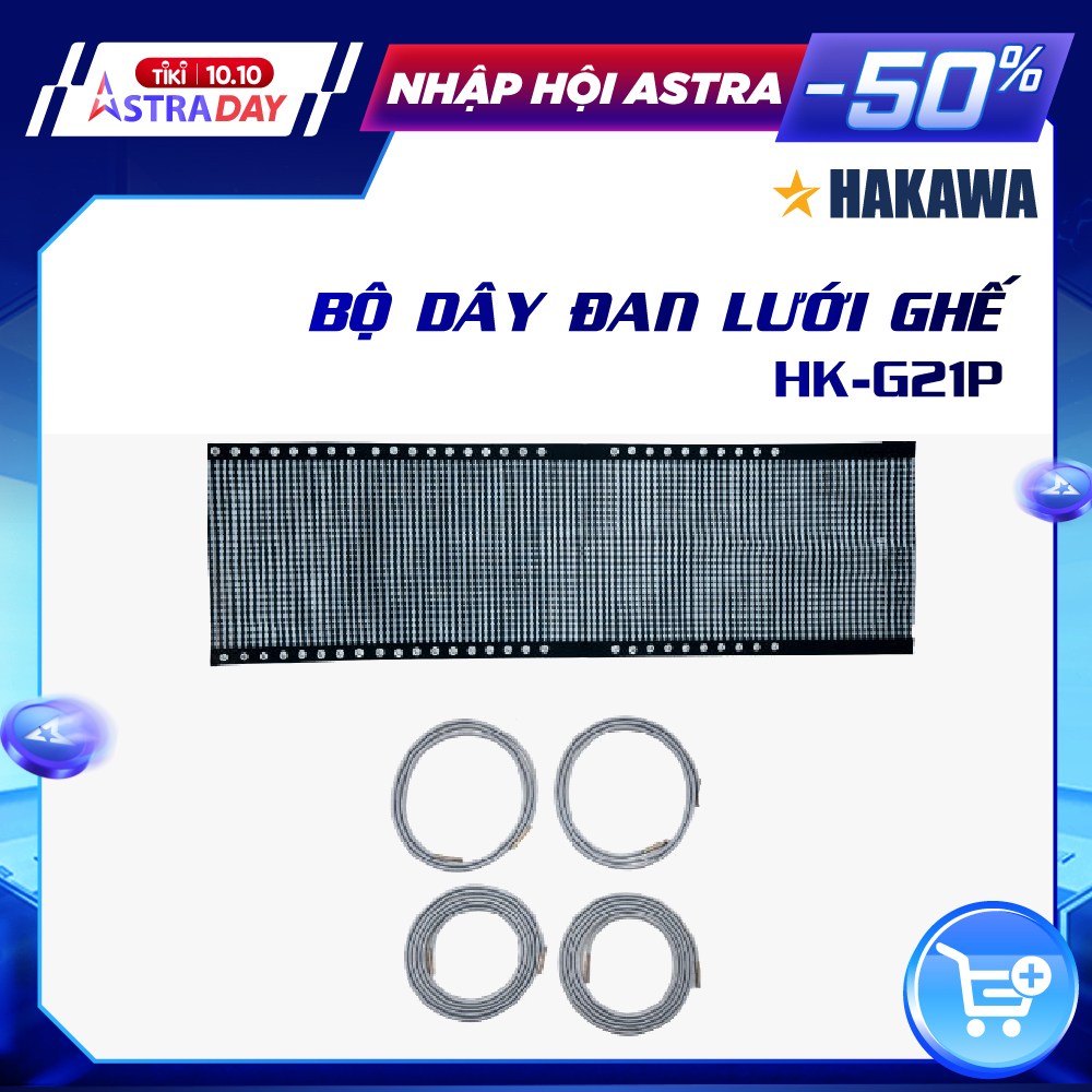 BỘ DÂY ĐAN, LƯỚI GHẾ THƯ GIÃN HAKAWA HK-G21P