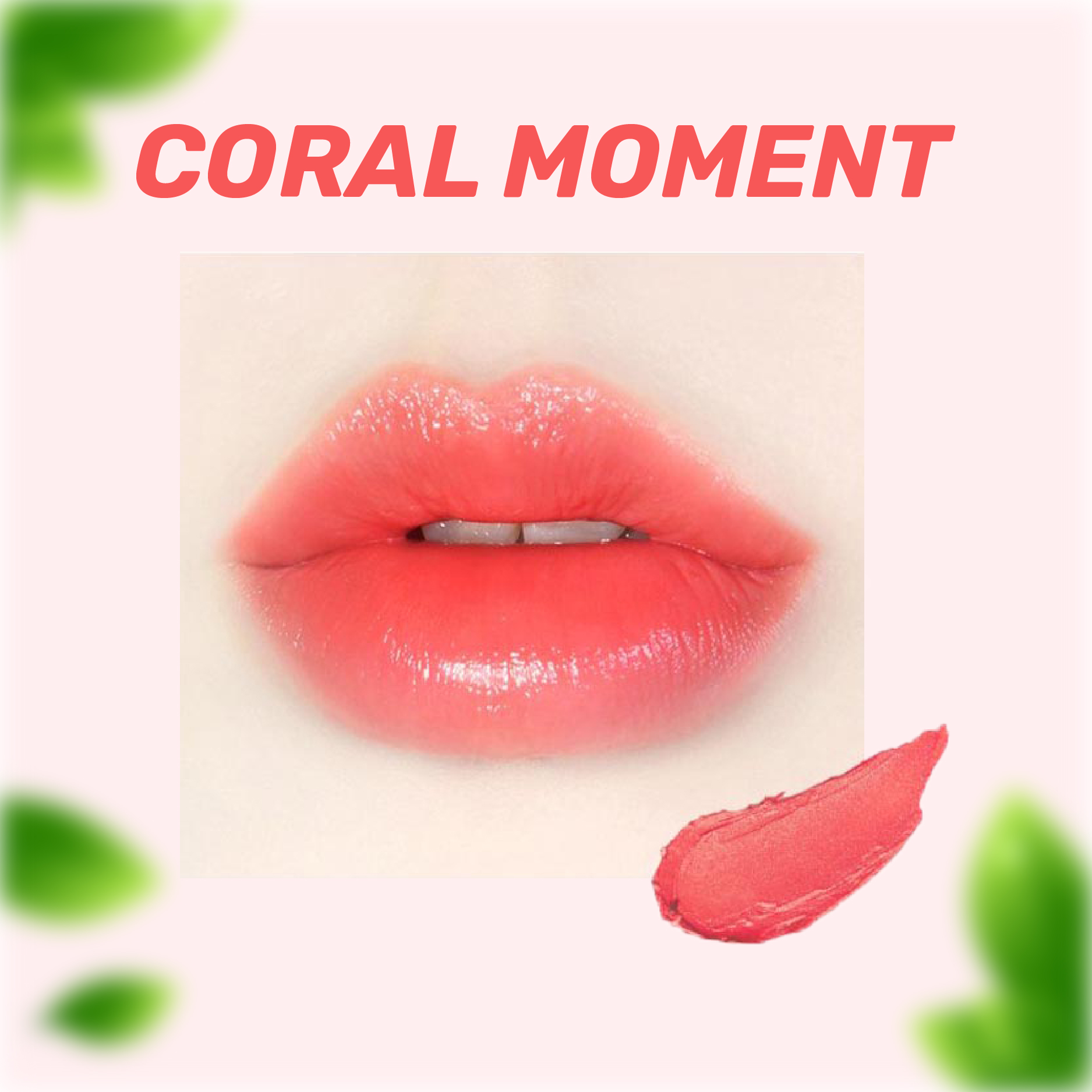 Son Dưỡng Lì Có Màu YNM Candy Pop Glow Melting Balm Coral Moment 3g/ Đỏ Hồng