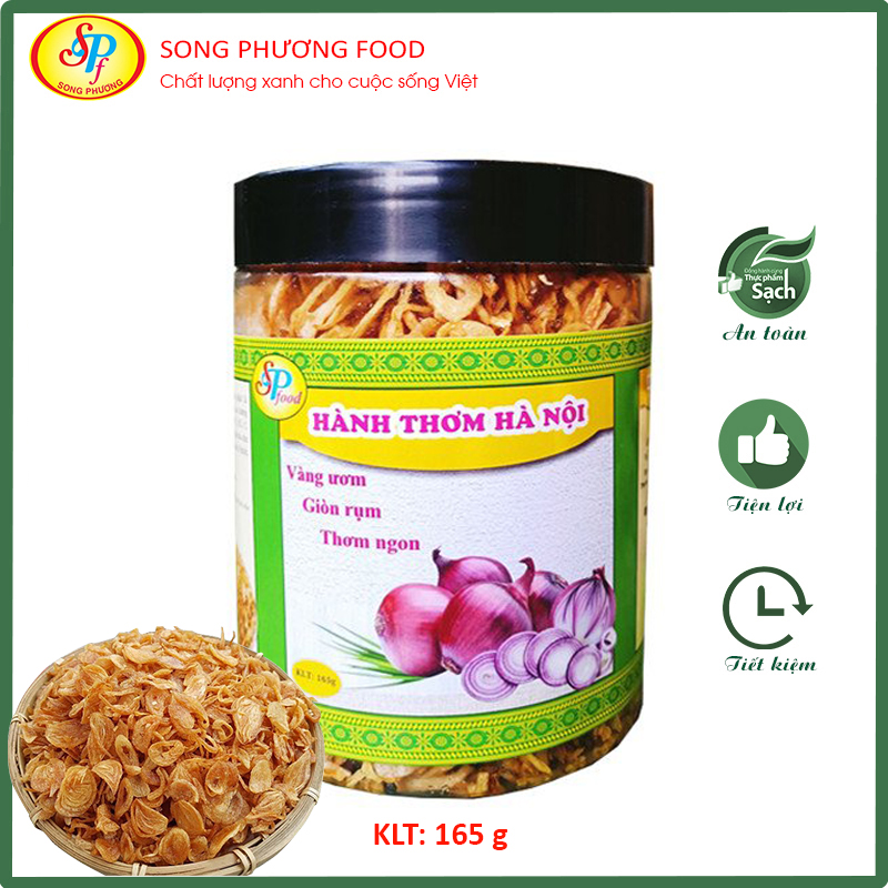 Hành thơm Hà Nội 165gr - Hàng xuất khẩu Nhật-Đảm bảo chất lương, ngon, giòn rụm