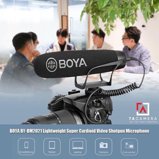 Micro Boya BY-BM2021 dùng cho điện thoại và máy ảnh - Hàng Chính Hãng