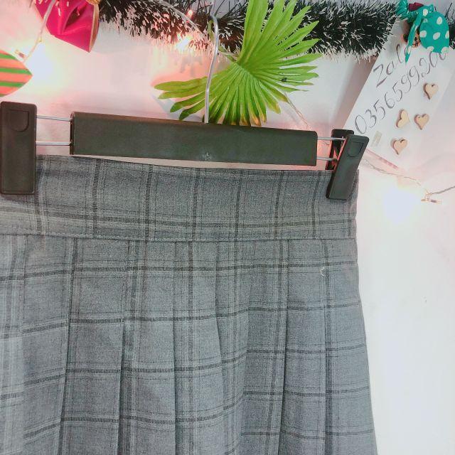 Chân váy tennis kẻ kèm ảnh thật